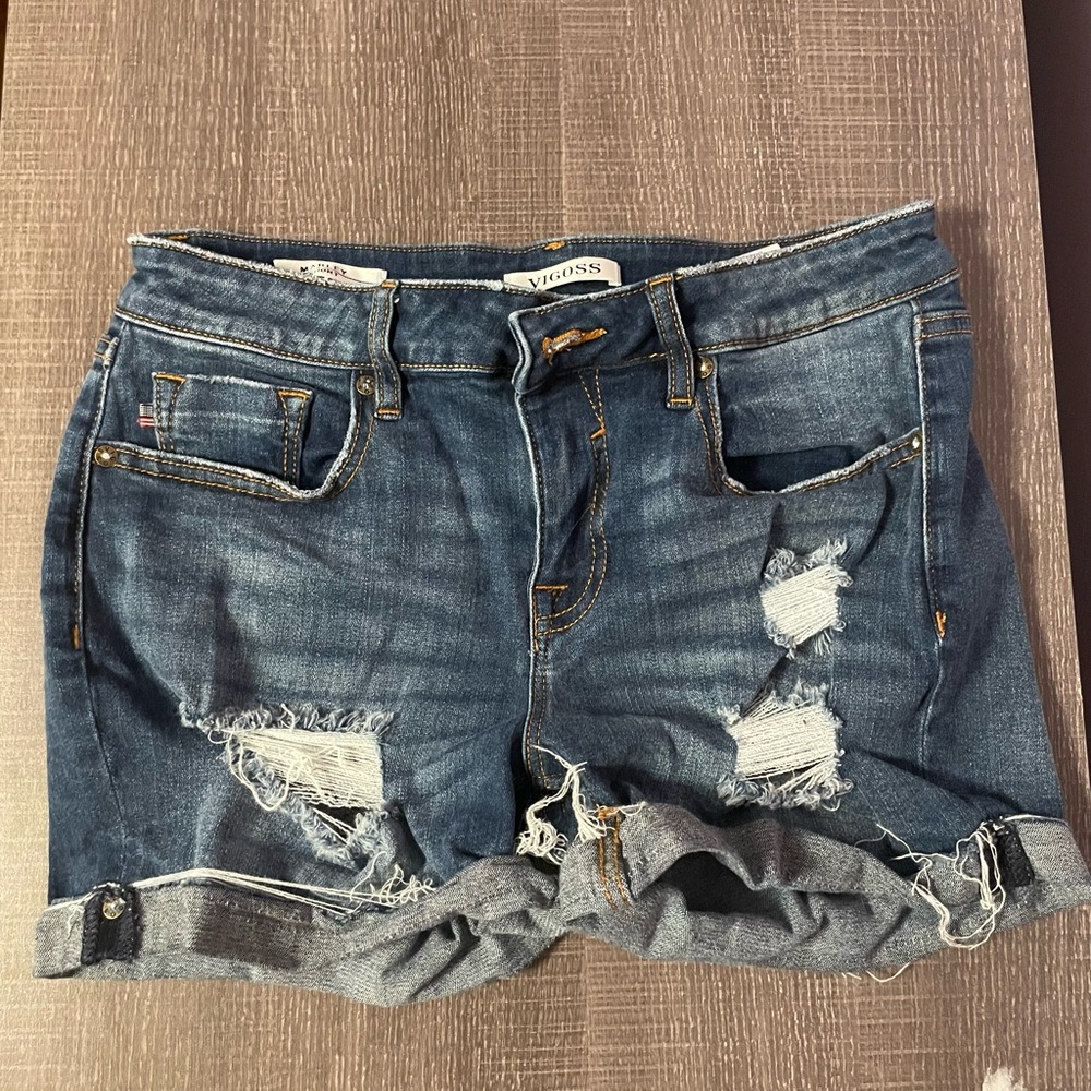 VIGOSS Marley short 26 denim destroyed